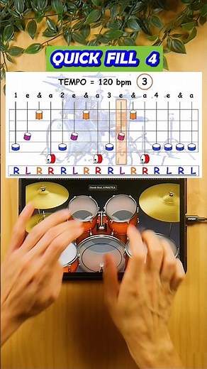 Quick Fill Pt.4: Instant GarageBand drum fill to level up your groove fast #QuickFill #DrumTutorial