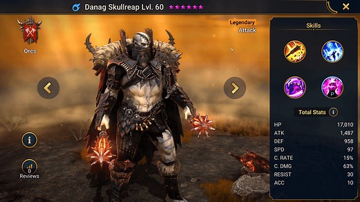 Danag Skullreap - HellHades - Raid Shadow Legends