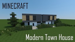 Minecraft Modern Town House (full interior) Minecraft Map