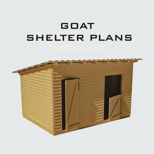 DIY Goat Shelter Plans - Goat Shed Plans - Small Shed Plans - DIY Shed Plans - Backyard Shed With Materials List [PDF Plans] - Etsy