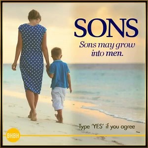 Inspirational Quotes Video by Be Human Be Kind Sons may grow into men