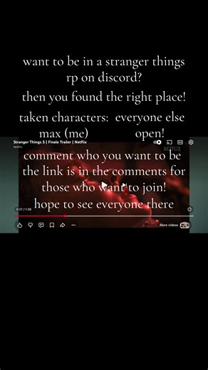 stranger things rp on discord!!! #fyp #strangerthings5 #rp #discord