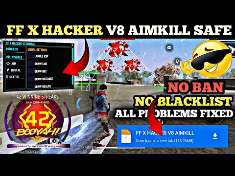FF X HACKER V8 MOD MENU | FREE FIRE NEW HACK | FREE FIRE NEW MOD FF