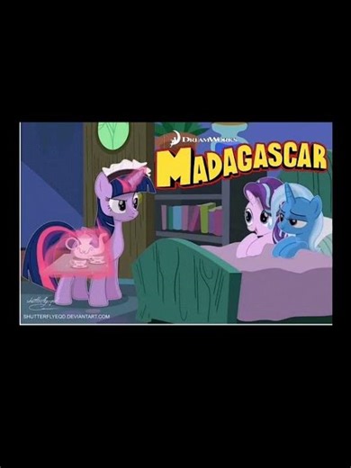 Madagascar alex the lion laugh form trixie and starlight glimmer #madagascar