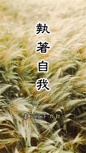 執著自我 #人生感悟 #正能量 #意識