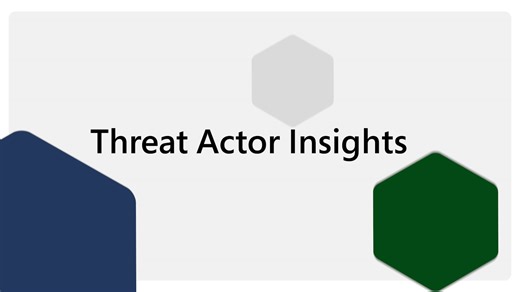 Explore Threat Actor Insights on Security Insider—our growing catalog of threat actor profiles features details on observed nation-state, ransomware, and criminal activity. Discover insights from Microsoft Threat Intelligence researchers: http://msft.it/61839vWtt #SecurityInsider #ThreatIntelligence | Microsoft