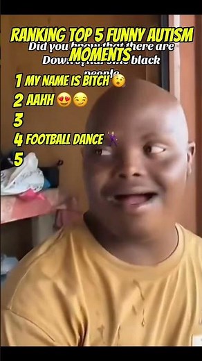 🔥 Top 5 funniest moments with autistic people ! #funny #funnyvideo #autism #ranking #top5 #crazy