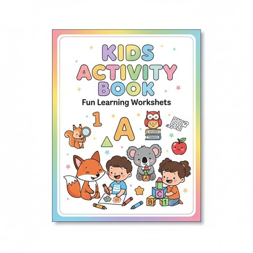 Printable Kids Activity Book PDF | Preschool Worksheets | Tracing Coloring Maze Activities - Etsy Canada