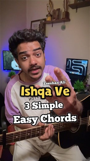 Ishqa Ve | Guitar Lesson | Easy Chords | #zeeshanali #guitarchords #ishqave