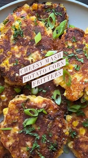 Diane Morrisey | Make some Cheesy Mashed Potato Corn Fritters and eat them on their own, as a side to a salad or piece of protein or as a base for Bacon,... | Instagram