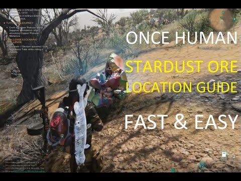 Once Human: Stardust Ore Location (Crafting Stardust Source)