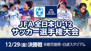 JFA第47回全日本U-12 サッカー選手権大会 : 第47回全日本U-12 サッカー選手権大会 決勝