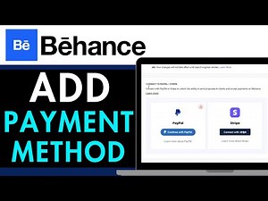 How to Add Payment Method in Behance 2025 (FULL GUIDE)