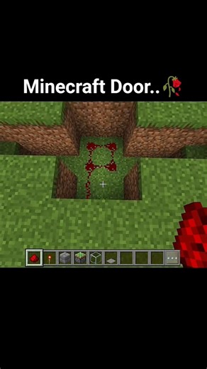 Minecraft sliding door 🔥 #minecraft #shorts