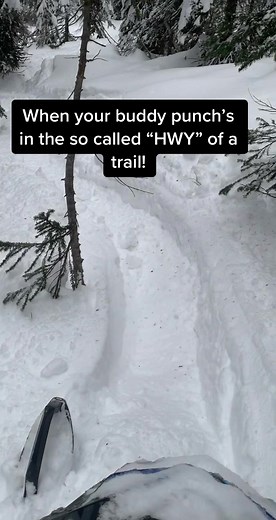 Never backing out of a nasty trench. #bcbeltburners #509inc #mountainlabgear #skidoo #ggb #850t #huntersrange #kelowna #fyp #4u #foryoupage #sledding #backcountry #expert165 #canada #bctrenchriders