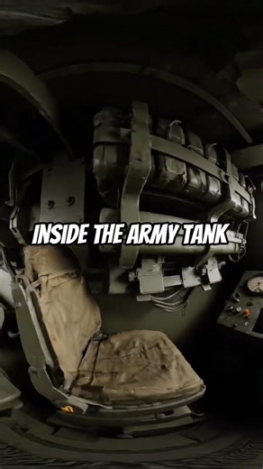 This is what the army tank looks like from the inside । #amazing #view