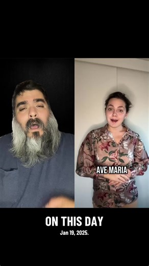 #onthisday #duet with @Kirpundel Ave Maria- Opera Duet. #fyp #opera #singing