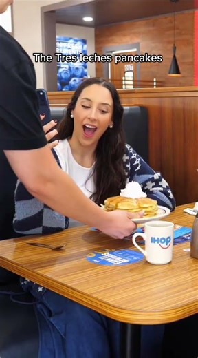 The alliance lives on 🥞 @ihop #IHOPPartner #TresLechesPancakes