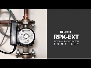 Noritz RPK-EXT External Pump Kit Installation and Programming Video
