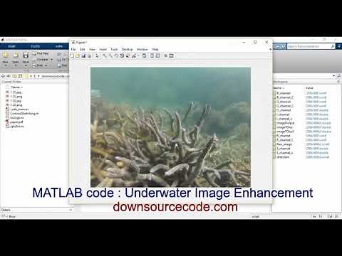 MATLAB code Underwater Image Enhancement