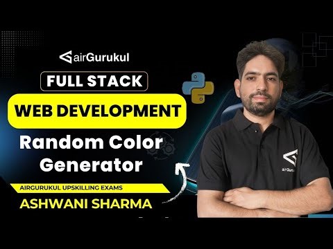 Random Color Generator | React First Project | Full Stack Web Development | #airGurukul