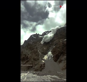 Climbers observe dramatic avalanche on K2, showcasing dangers of high-altitude expeditions.