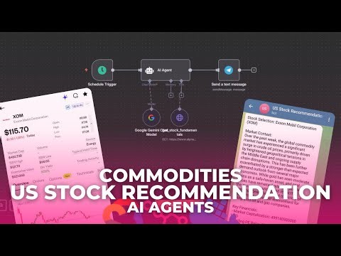 Membuat Chatbot AI Agent untuk Rekomendasi Saham US Berdasarkan Komoditas yang Sedang Bagus