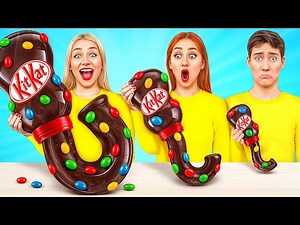 Big, Medium and Small Plate Challenge | Kitchen Battle with Food by Multi DO Challenge