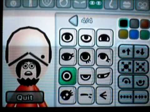 Wii- How to make a Pac Man Mii
