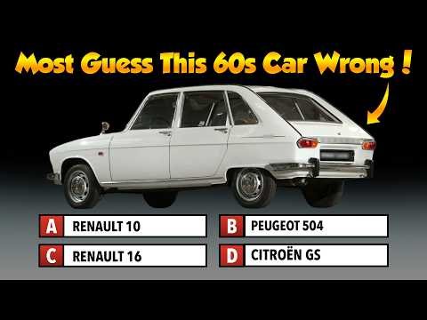 20 Best-Selling UK & French Cars of the 1960s | Can You Guess all 20 Cars?