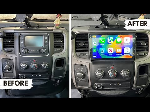 $146 9" Plug and Play Radio for Dodge Ram 1500+ || Apple CarPlay + Android Auto