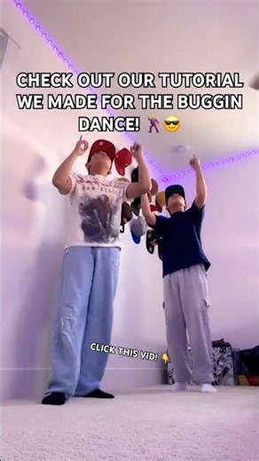 THE BUGGIN TUTORIAL IS UP! 🔥🕺#dance #fyp #fypシ #viral #trending #thatsthekids #shorts