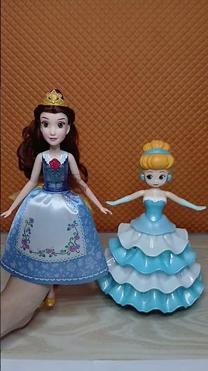SUPERB CUTE DISNEY PRINCESS BELLE AND CINDERELLA