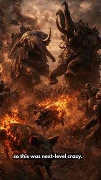 This Bizarre Tactic Destroyed War Elephants in Seconds #history #military #shorts