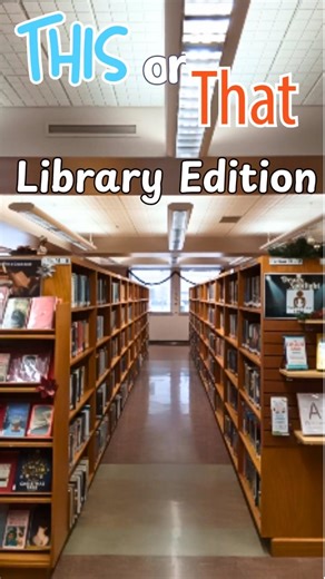 This or That: Library Edition #weloveourteam #socialsunday #librarylife | Hanover Public Library