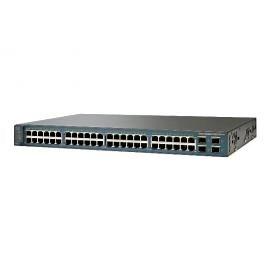 WS-C3560V2-48PS-S, Cisco Catalyst Switch, 48x10/100 PoE , 4 SFP, Layer 3 Managed