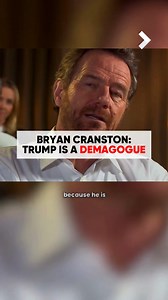 Bryan Cranston has Donald Trump CLOCKED. 🫢 He's just a plain old demagogue. According to Trump: everything is bad, but he's going to make it "great again." All of our problems are simple, and he's got an easy fix. Trump's full of it. | NextGen America