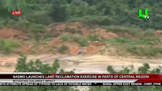 NADMO launches land reclamation exercise in parts of Central Region to mitigate galamsey impact #UTVNews | UTV Ghana