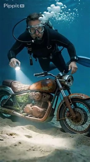 Rusty Motorcycle Found Underwater – Unreal Restoration!