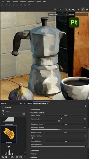 Stylization Filter in Painter