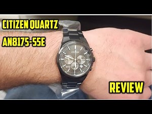 Citizen Quartz AN8175-55E Review — Classic Stainless Steel Elegance!