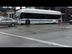 Foothill Transit Bus NABI 42-BRT CNG In Pasadena