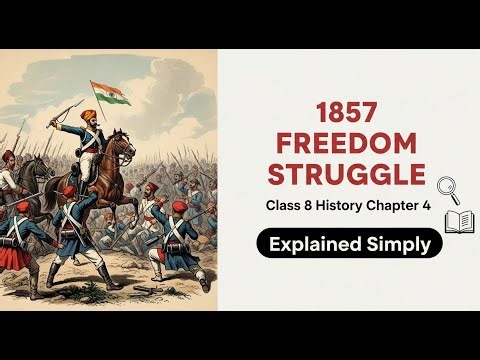 The Freedom Struggle of 1857 | Class 8 History Chapter 4 Explained in Simple Way | Indian Revolt