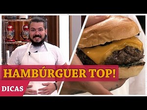 ALUÍSIO'S BURGER RECIPE | MASTERCHEF TIPS