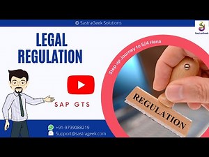 Legal Regulation || SAP GTS