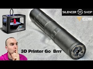 A 3D Printed 338 Cal Suppressor? CGS Group Hekate ‪@SilencerShop‬