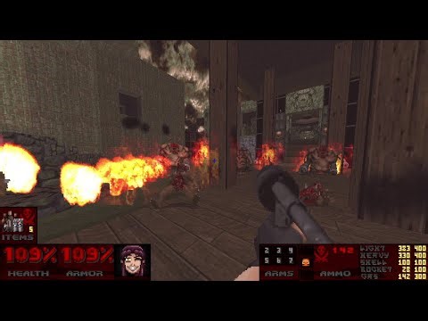 Black LaDoom Mod - M2 Flamethrower Weapon Showcase