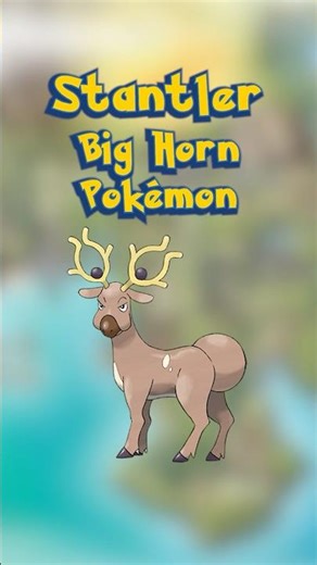 Stantler the Big Horn Pokémon | Daily Pokédex 234 #pokemon #johto #stantler