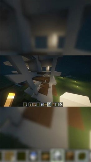 How to build a modern staircase in Minecraft #asmr #minecraft #modernbuilding #staircase #fypシ゚vira