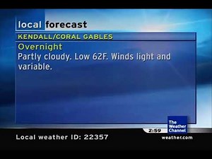 TWC IntelliSTAR 1 SD- Kendall/Coral Gables, FL- Dec. 25, 2025- 2:58AM EST (Flavor D)